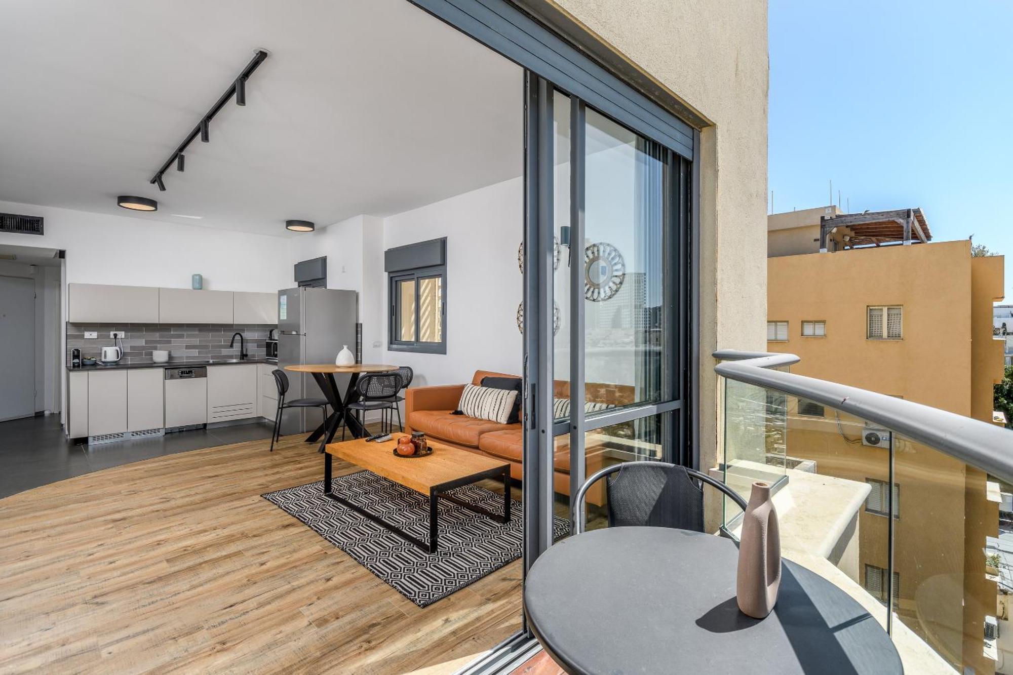 Modern & Sunny 1 Bdr W Balcony And Parking Tel Aviv Exterior foto