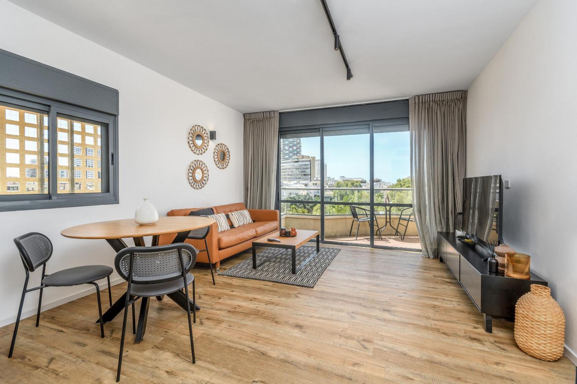 Modern & Sunny 1 Bdr W Balcony And Parking Tel Aviv Exterior foto